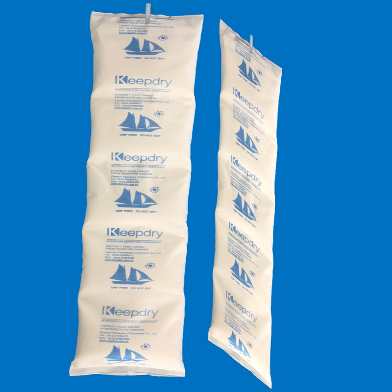 Calcium chloride container desiccant